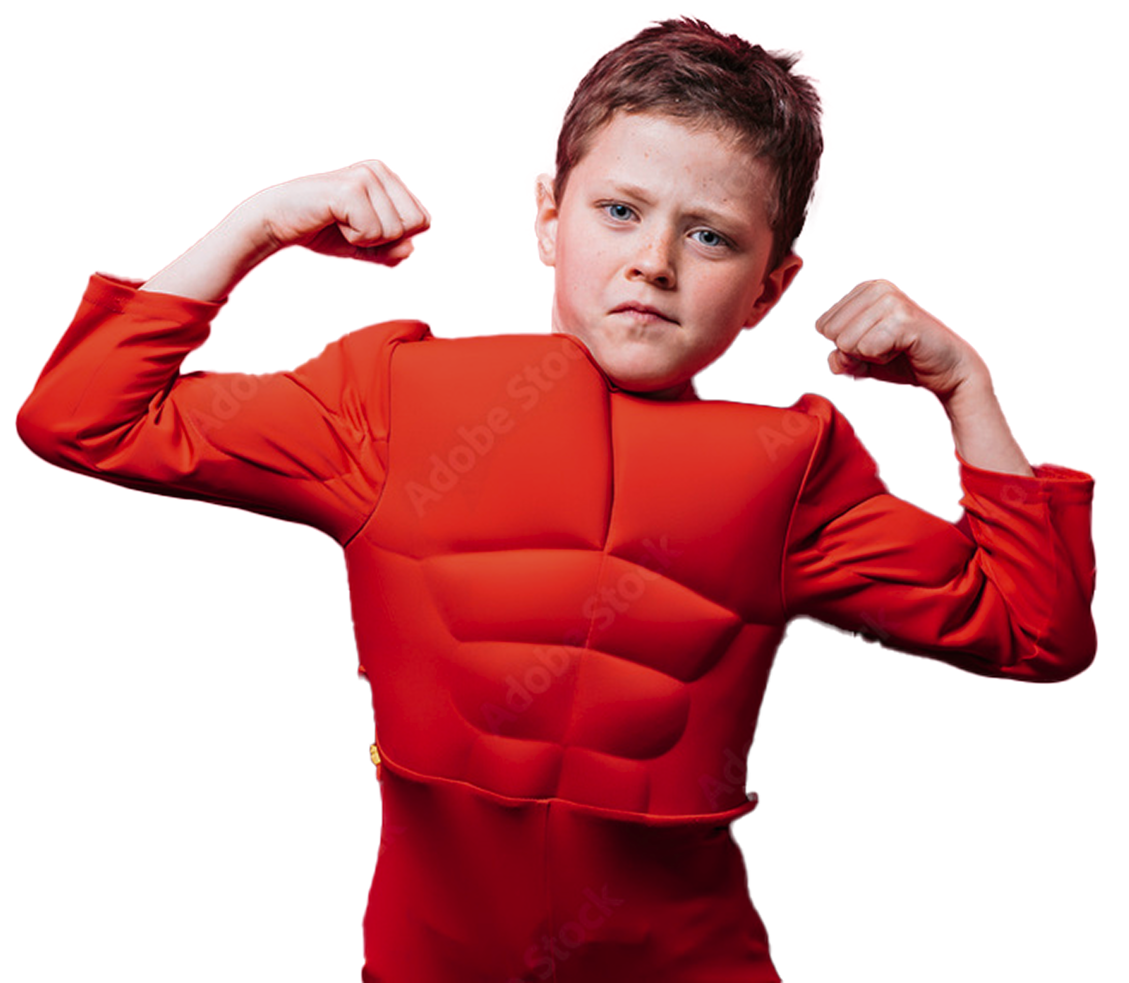 Dziecko w przebraniu superbohatera